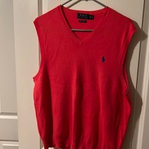Men’s polo by Ralph Lauren sweater vest